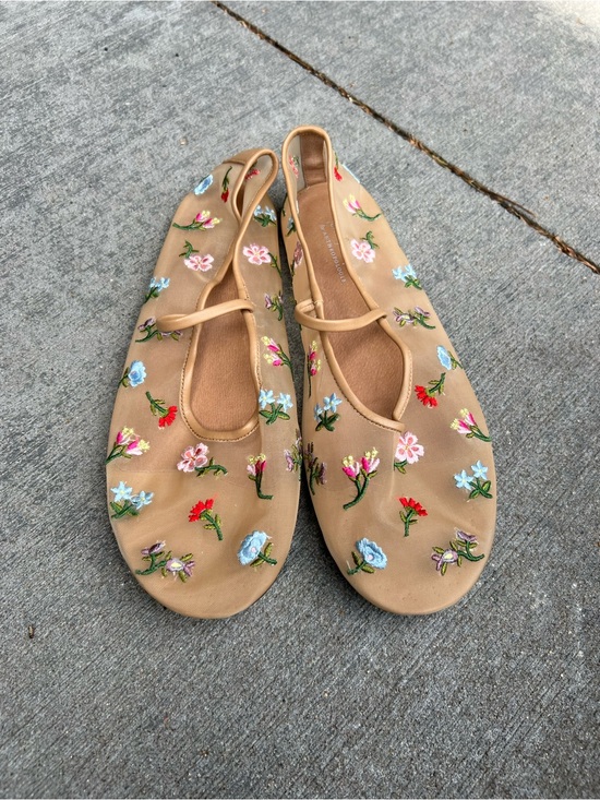 Jeffrey Campbell Shoes - Jeffrey Campbell x Anthropologie  Floral Embroidered Women’s Ballet Flats